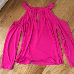 Hot pink blouse